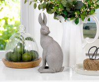 Small Harold the Hare Sculpture - Grey