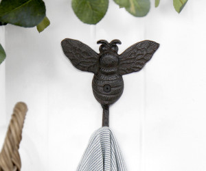 Bumble Bee Cast Iron Wall Hook