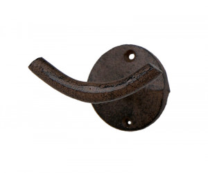 Clipper Cast Iron Double Hook