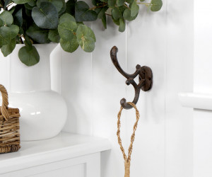 Kingston Cast Iron Double Wall Hook