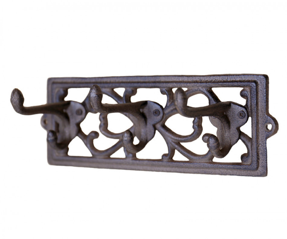 Meryton 3-Hook Vintage Coat Rack