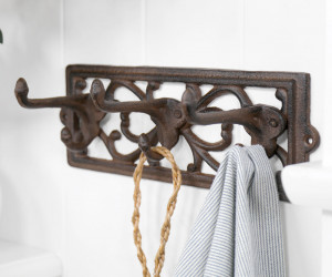 Meryton 3-Hook Vintage Coat Rack