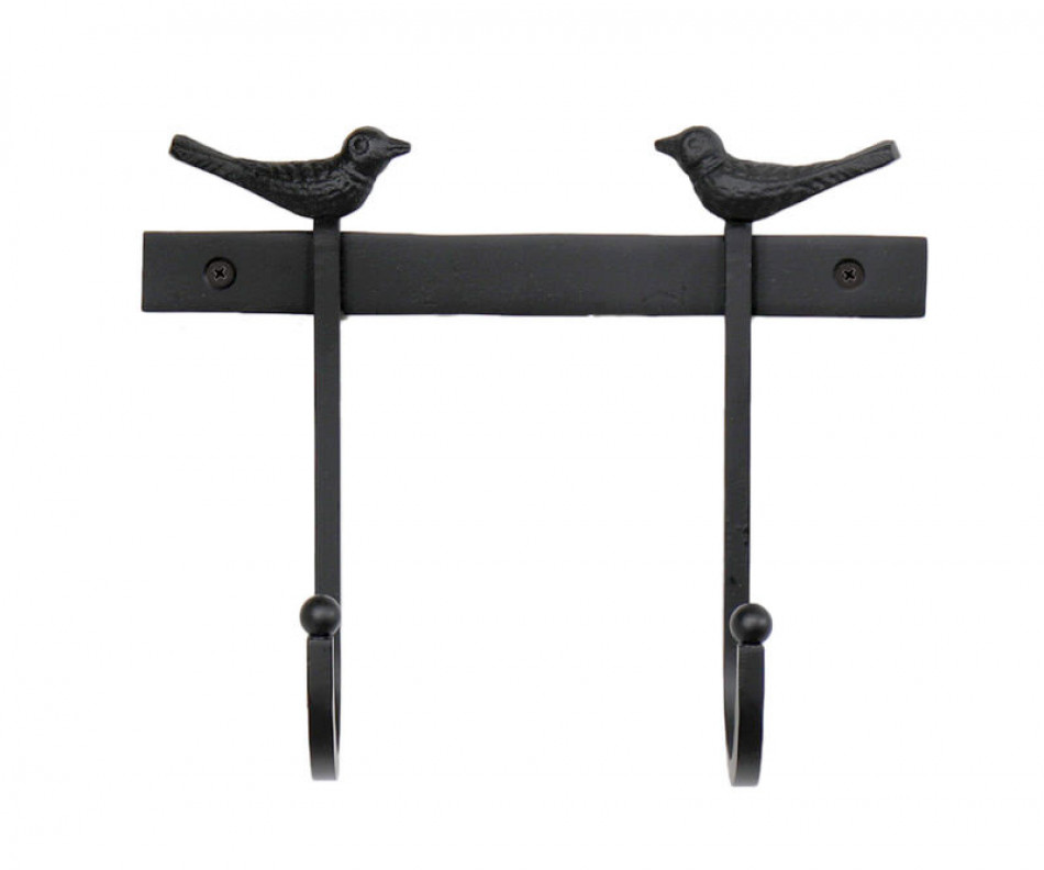 Sadlers Bird 2-Hook Coat Rack