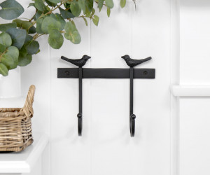 Sadlers Bird 2-Hook Coat Rack