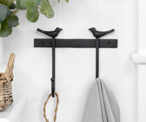 Sadlers Bird 2-Hook Coat Rack