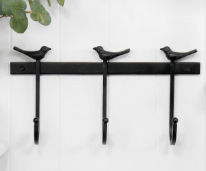 Sadlers Bird 3-Hook Coat Rack