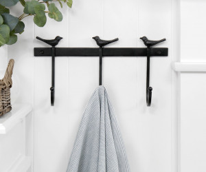 Sadlers Bird 3-Hook Coat Rack