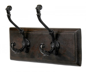 Oakham 2-Hook Vintage Coat Rack