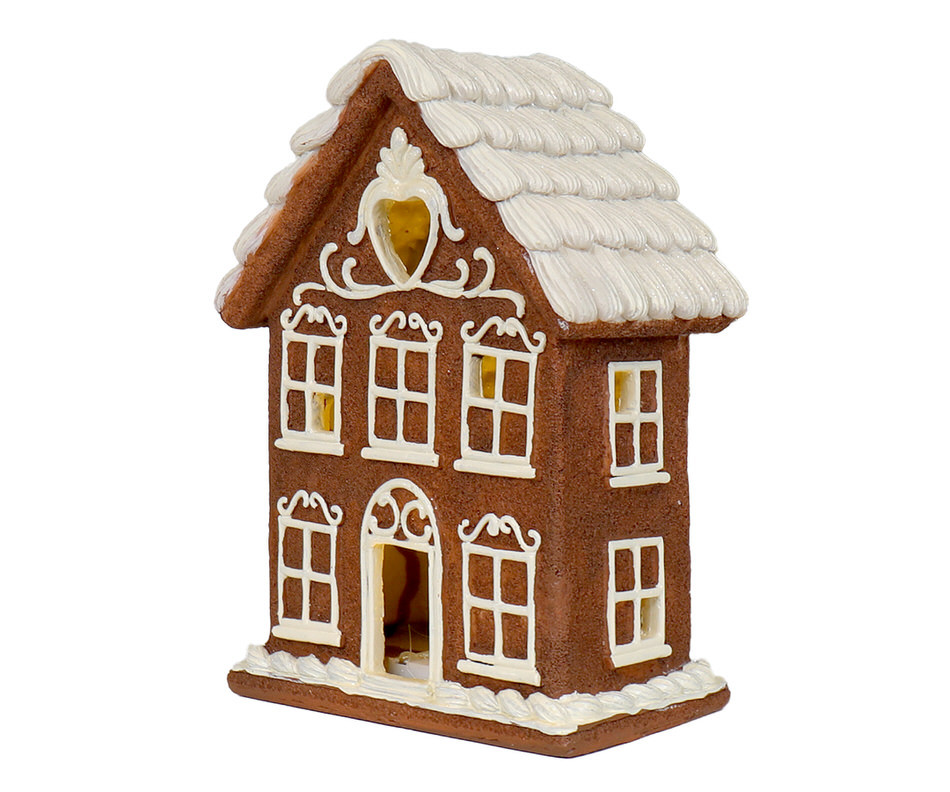 Large LED Snow Forest Gingerbread House