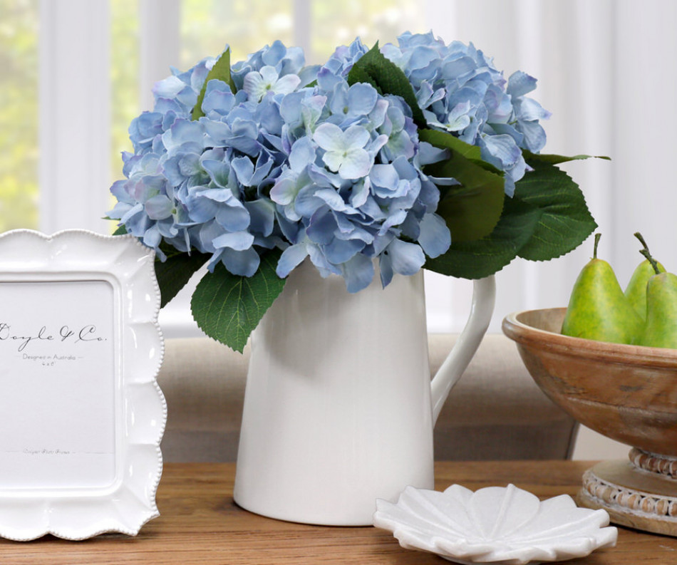 Summer Blue Hydrangeas 5-Head Bouquet