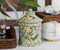 Morningside Green Blossom Ginger Jar