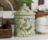 Morningside Green Blossom Ginger Jar