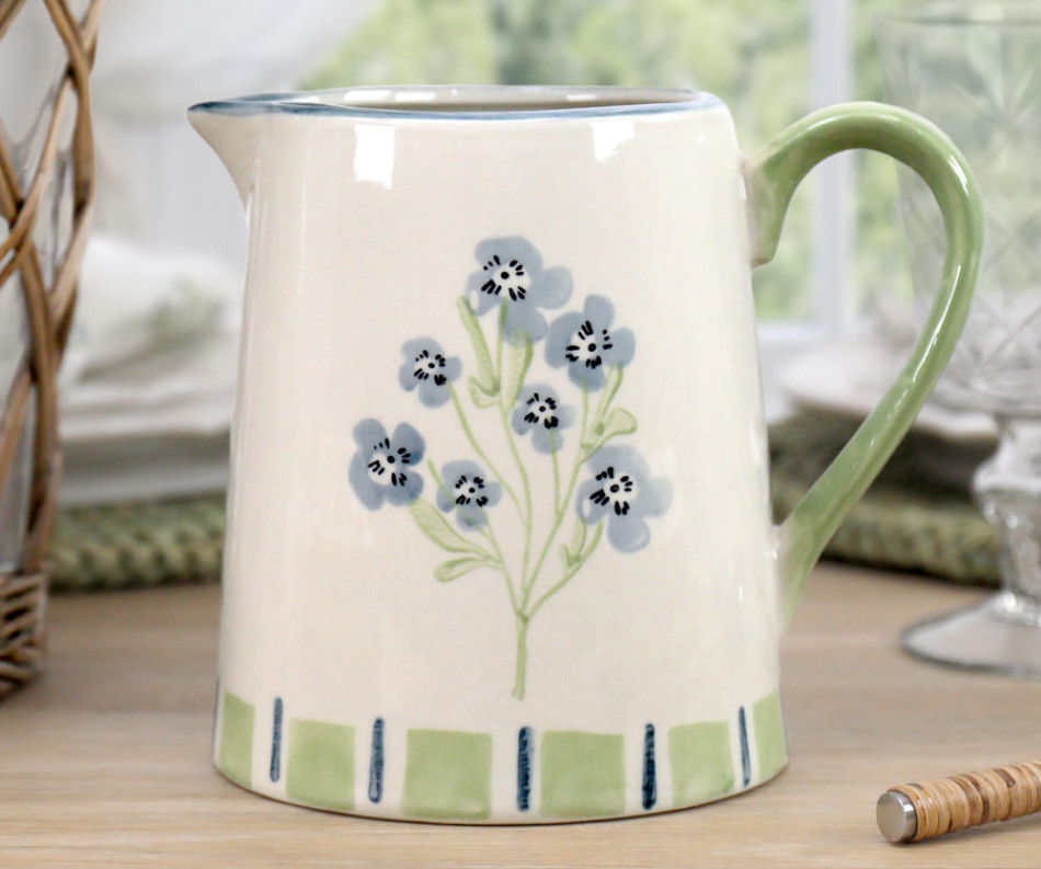 Isobel Blue Floral Jug