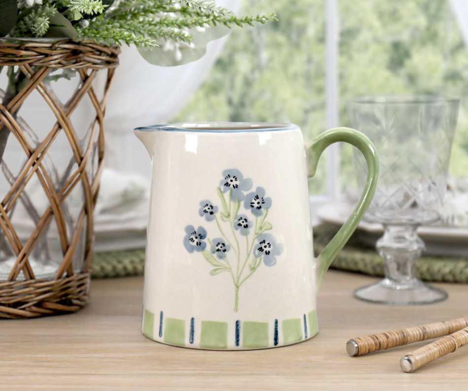 Isobel Blue Floral Jug