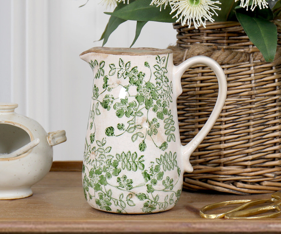 Small Greenaway Floral Jug