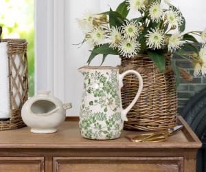 Small Greenaway Floral Jug