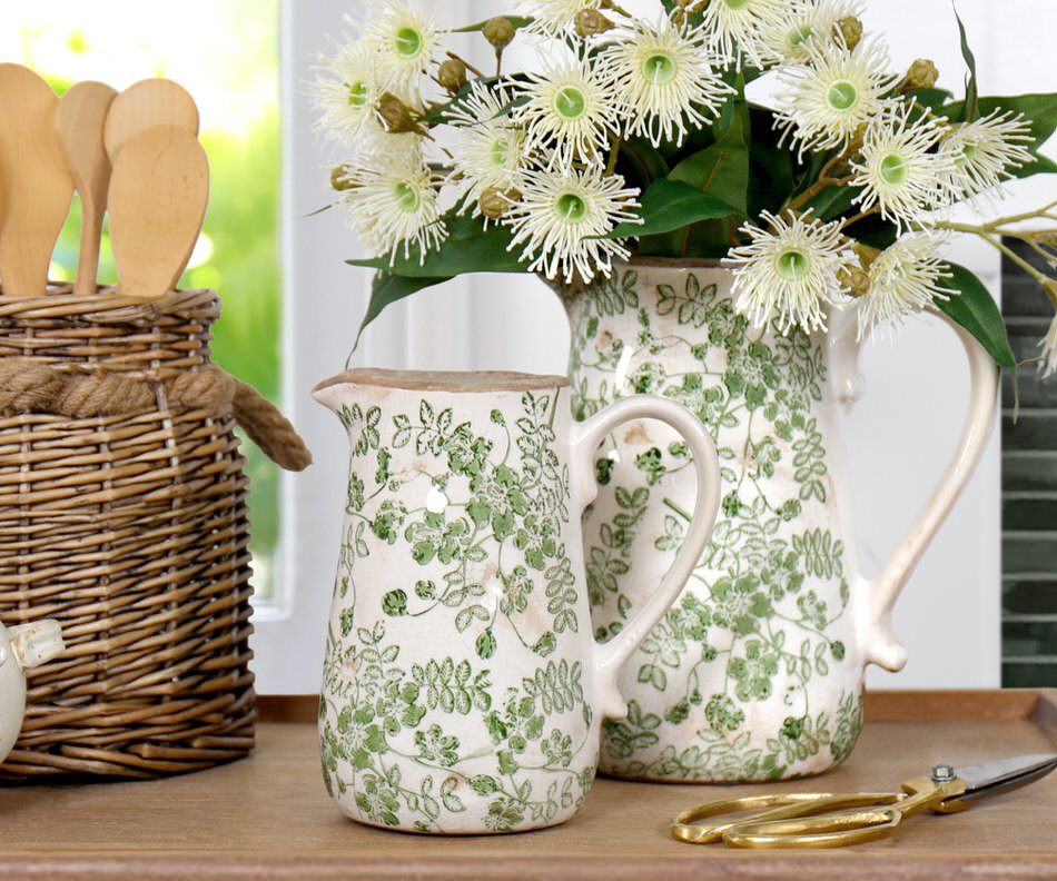 Small Greenaway Floral Jug