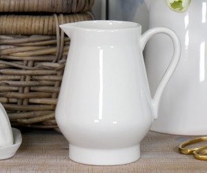 Payton White Porcelain Jug