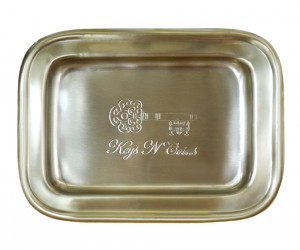 Hatton Gold Pewter Key & Coin Dish