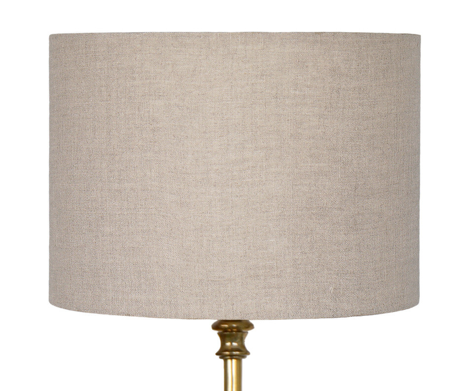 Bedford Linen Drum Shade - 28cm