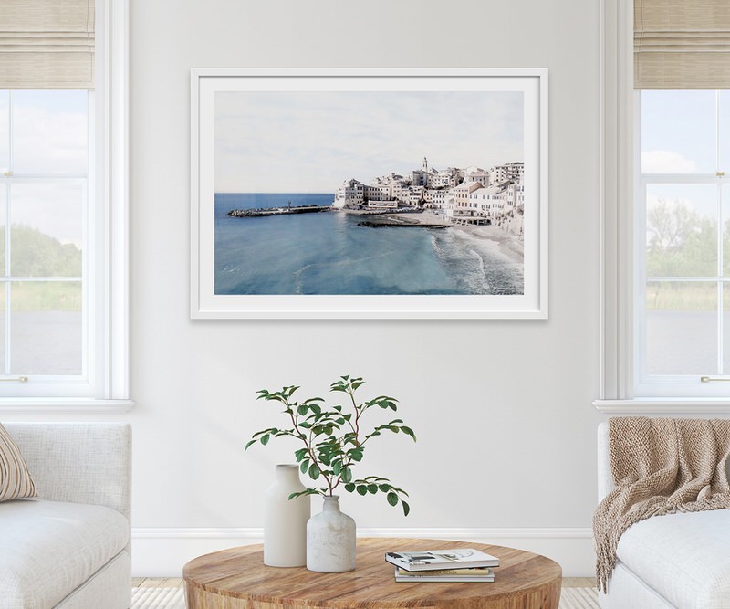 Island of Sicily Framed Print