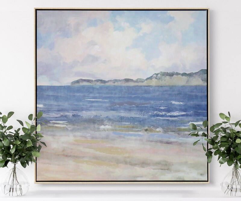 North Sea Coast II Framed Canvas Print