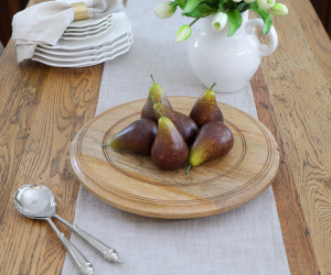 Salina Mango Wood Lazy Susan