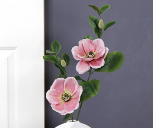 Set 2 Artemis Pink Magnolia Stems