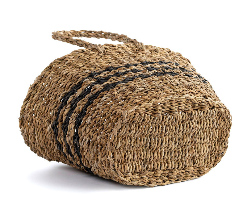 Fitzroy Stripe Seagrass Market Basket