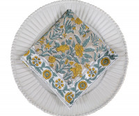 Set 4 Penrose Yellow Floral Napkins