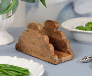 Rowley Mango Wood Napkin Holder