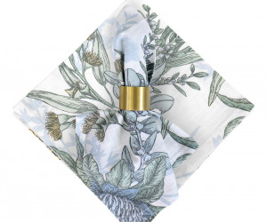 Set 4 Mirella Blue Waratahs Napkins