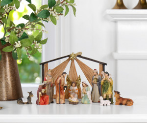 Star of Peace Nativity Set 12 Piece