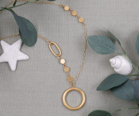 Caterina Gold Circles Necklace