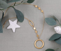 Caterina Gold Circles Necklace