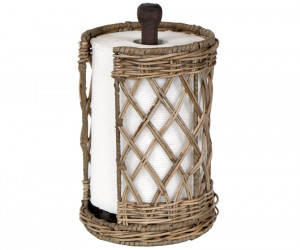 Breton Rattan Paper Towel Holder