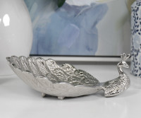 Rajani Silver Peacock Trinket Dish