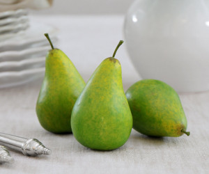 Set 3 Corella Green Pears