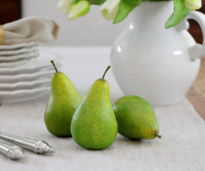 Set 3 Corella Green Pears