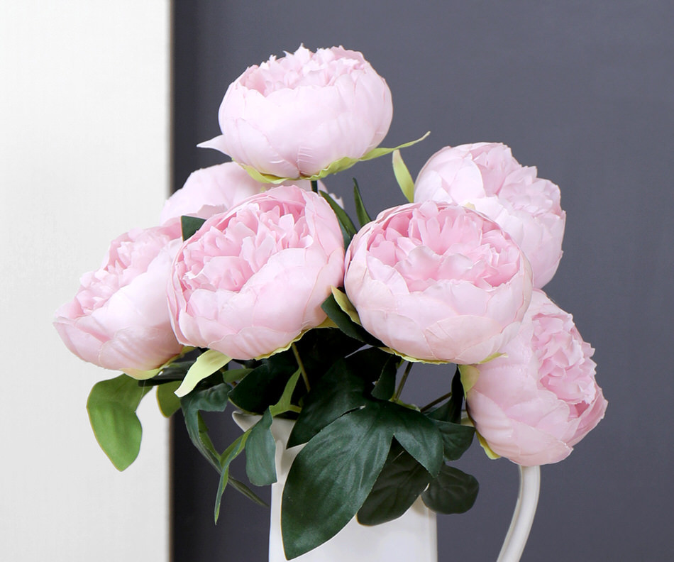 Set 6 Eloise Pink Peonies Bouquet