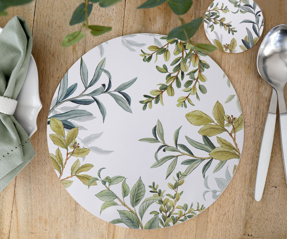 Set 4 Franklin Eucalyptus Placemats