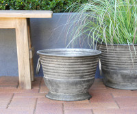 Small Farnborough Metal Planter