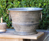 Small Farnborough Metal Planter