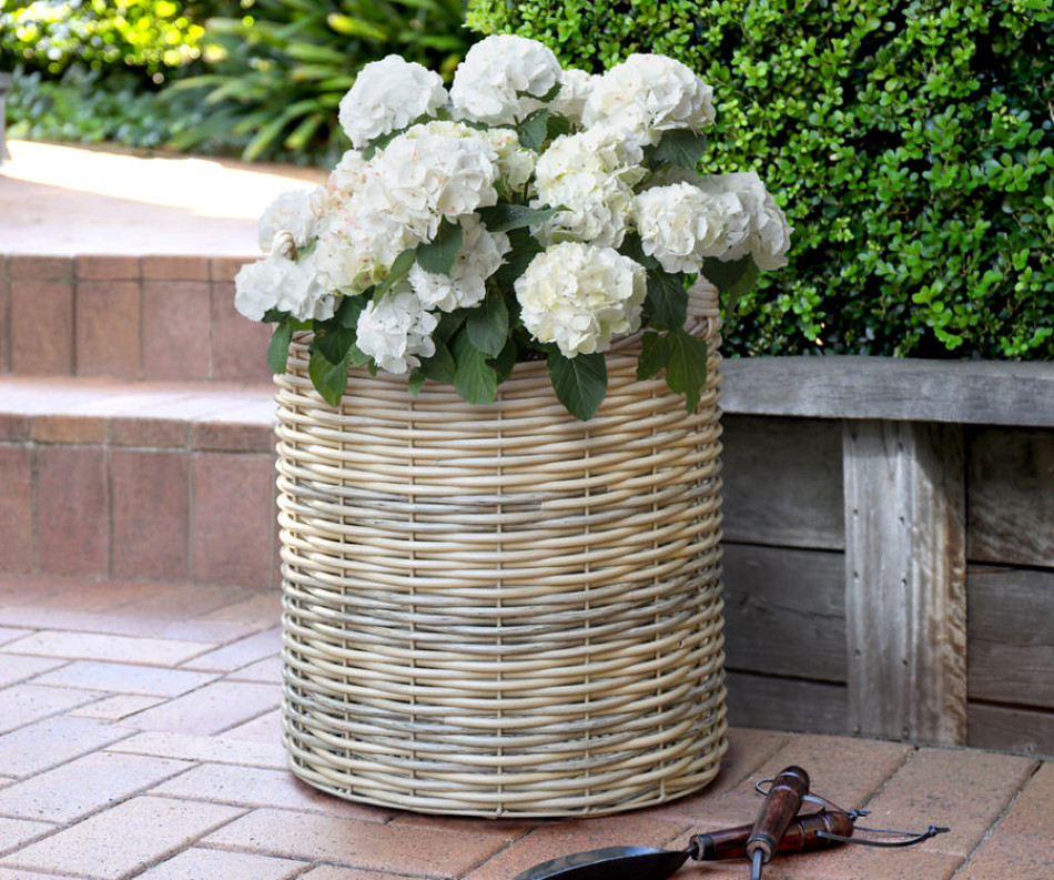 Large Belmont Polyrattan Basket