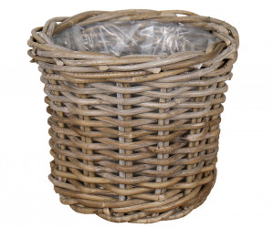 Large Amalfi Rattan Planter Basket