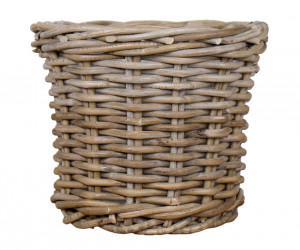 Large Amalfi Rattan Planter Basket