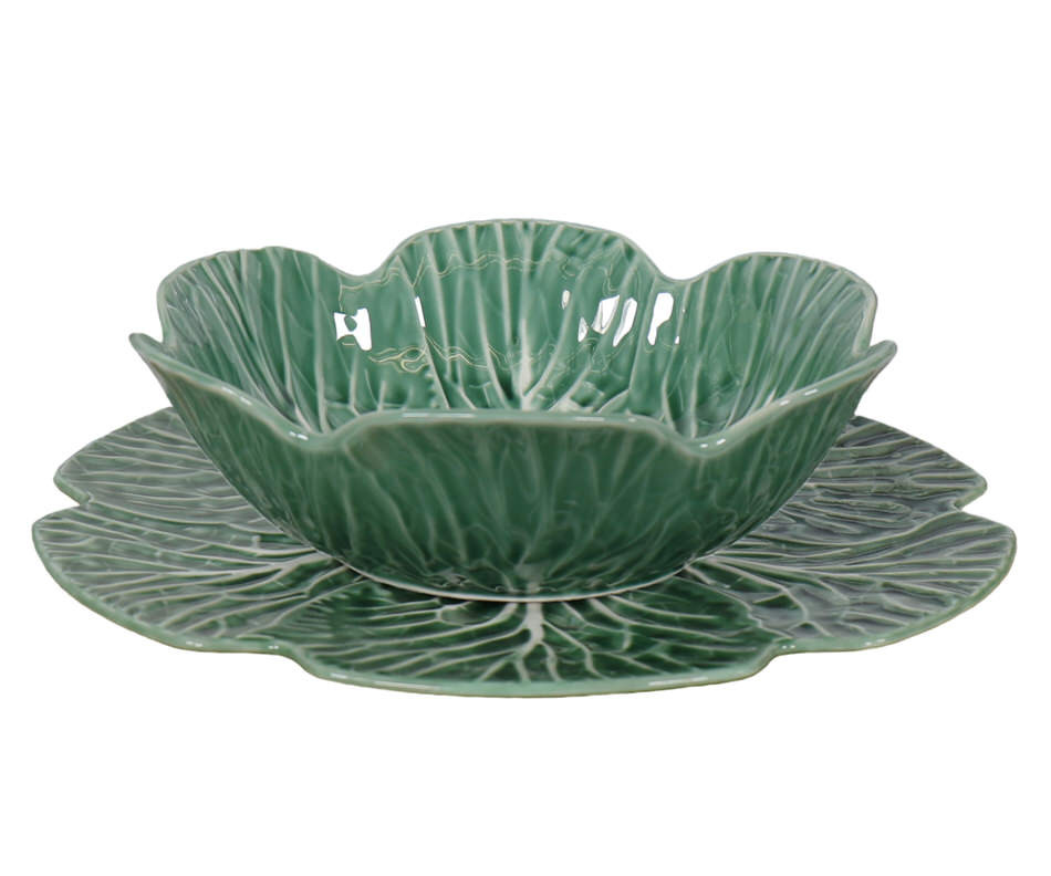 Savoy Cabbage Leaf Plate