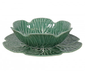 Savoy Cabbage Leaf Plate