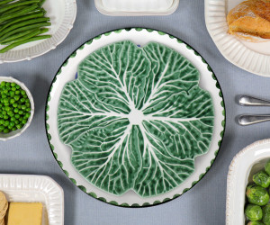 Savoy Cabbage Leaf Plate