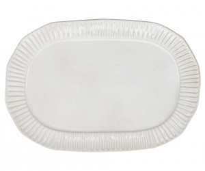 Large Oval Bistrot Beaded Serving Platter